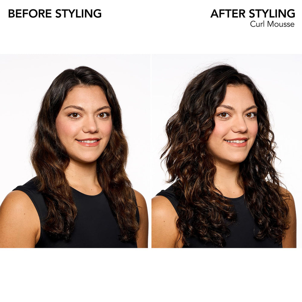Bumble and bumble Curl Defining Mousse dispensing cap enables controlled application
