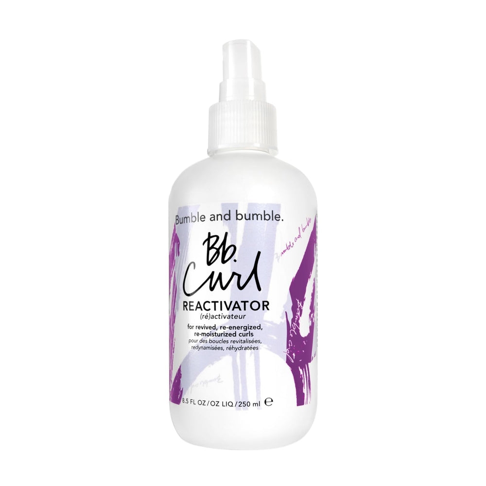 Bumble and bumble Curl Reactivator bottle revives curly hair with moisture