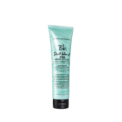 Bumble and bumble Don't Blow It Fine Air-Dry Cream jar close-up showing lightweight texture for fine hair.