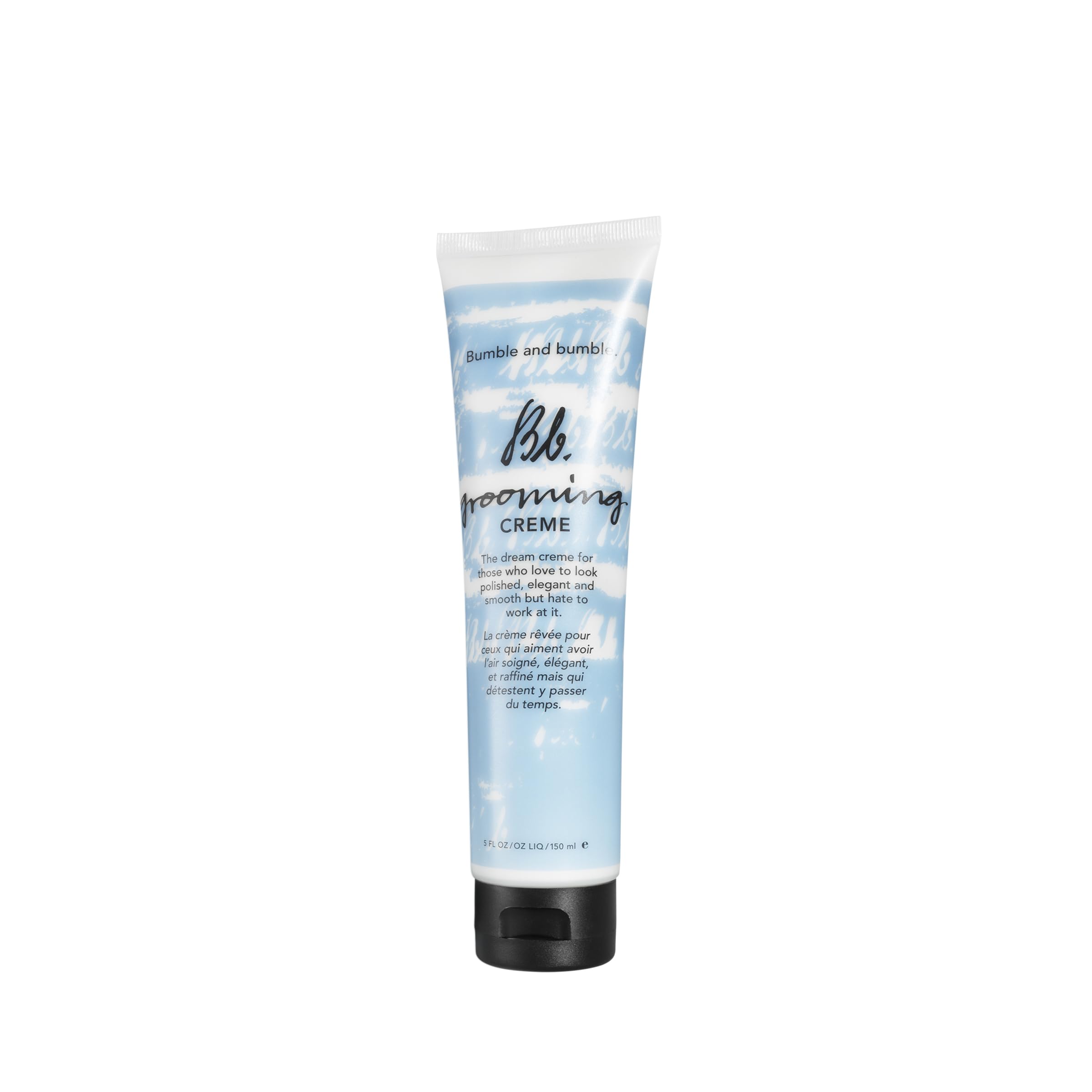 Bumble and bumble Grooming Creme bottle front with versatile finishing and subtle hold.