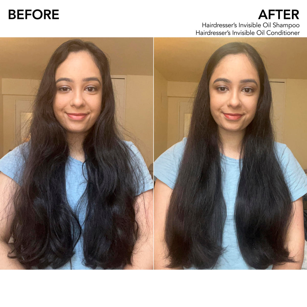 Close-up of conditioner pump for easy detangling and smooth application