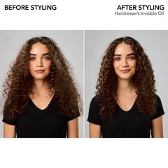 Bumble and bumble Invisible Oil being applied to damp hair for detangling