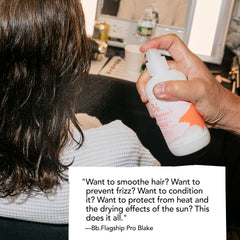 Bumble and bumble Invisible Oil primer pump for easy, even dispersion.