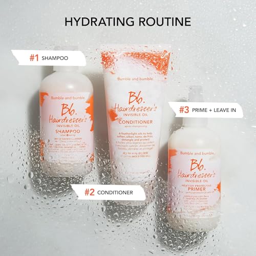 Bumble and bumble primer protects hair from heat tools up to 450°F.