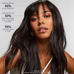 Bumble and bumble primer liquid texture shown up close.