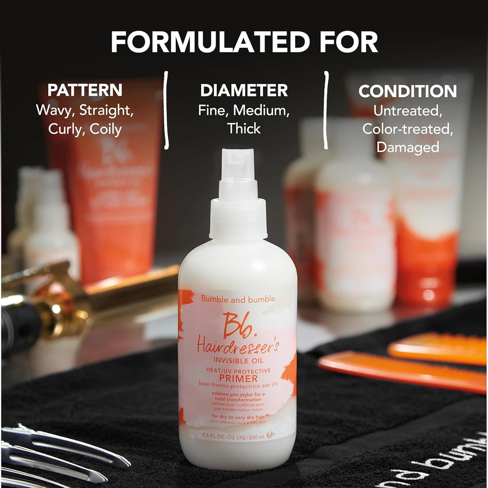 Bumble and bumble Invisible Oil primer adds a subtle shine.