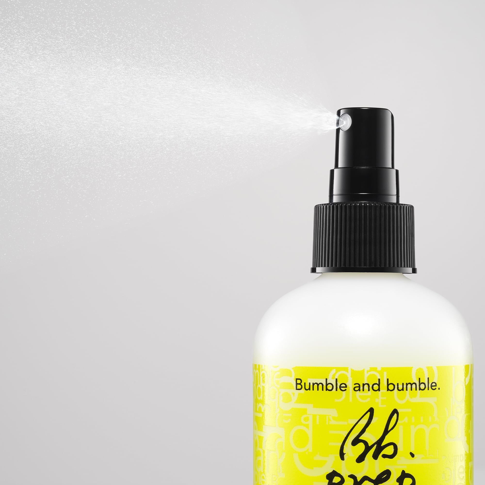 Bumble and bumble Prep Detangling Hair Primer maintains weightless feel during brushing.