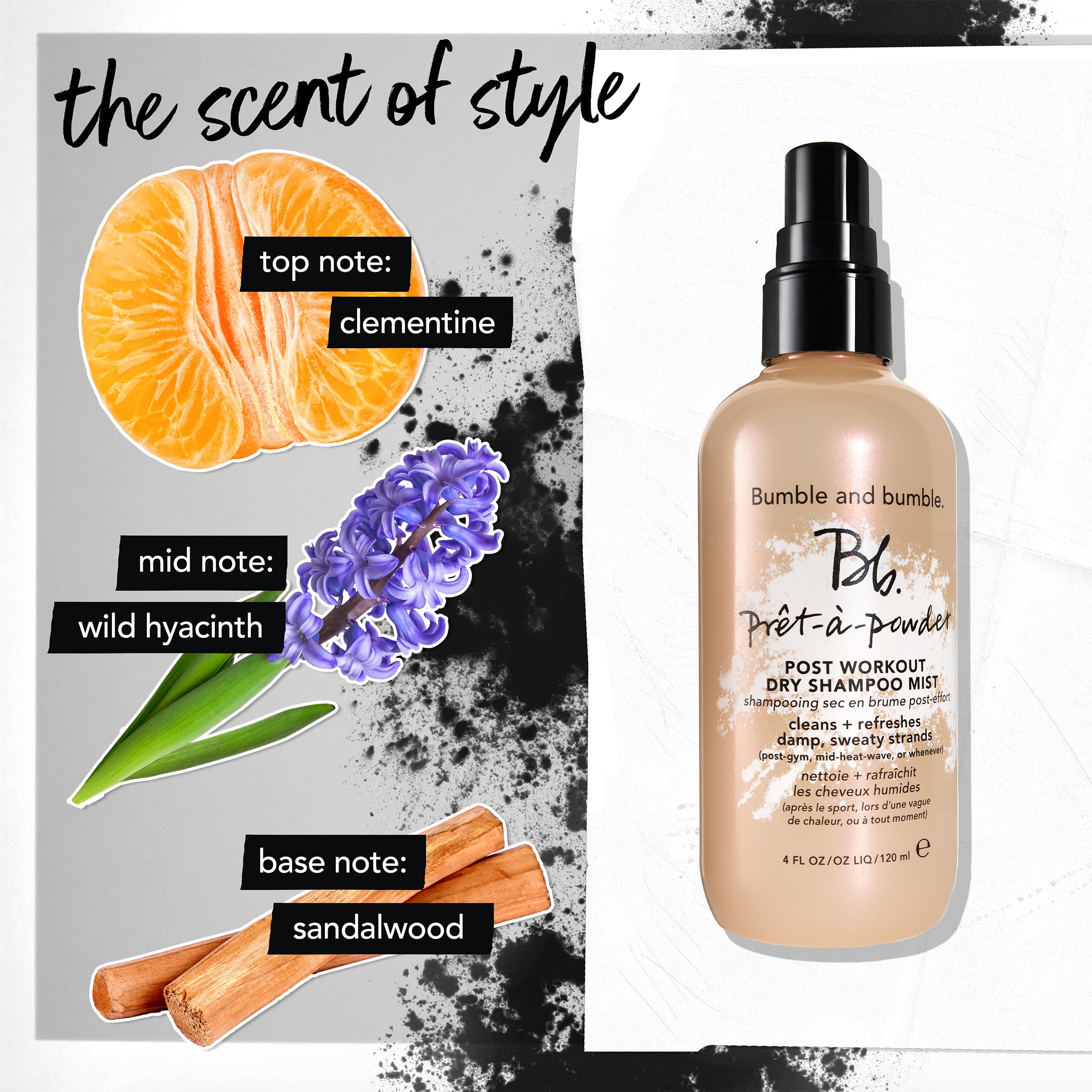 Bumble and bumble ofrece olor fresco al instante con Pret-à-powder.