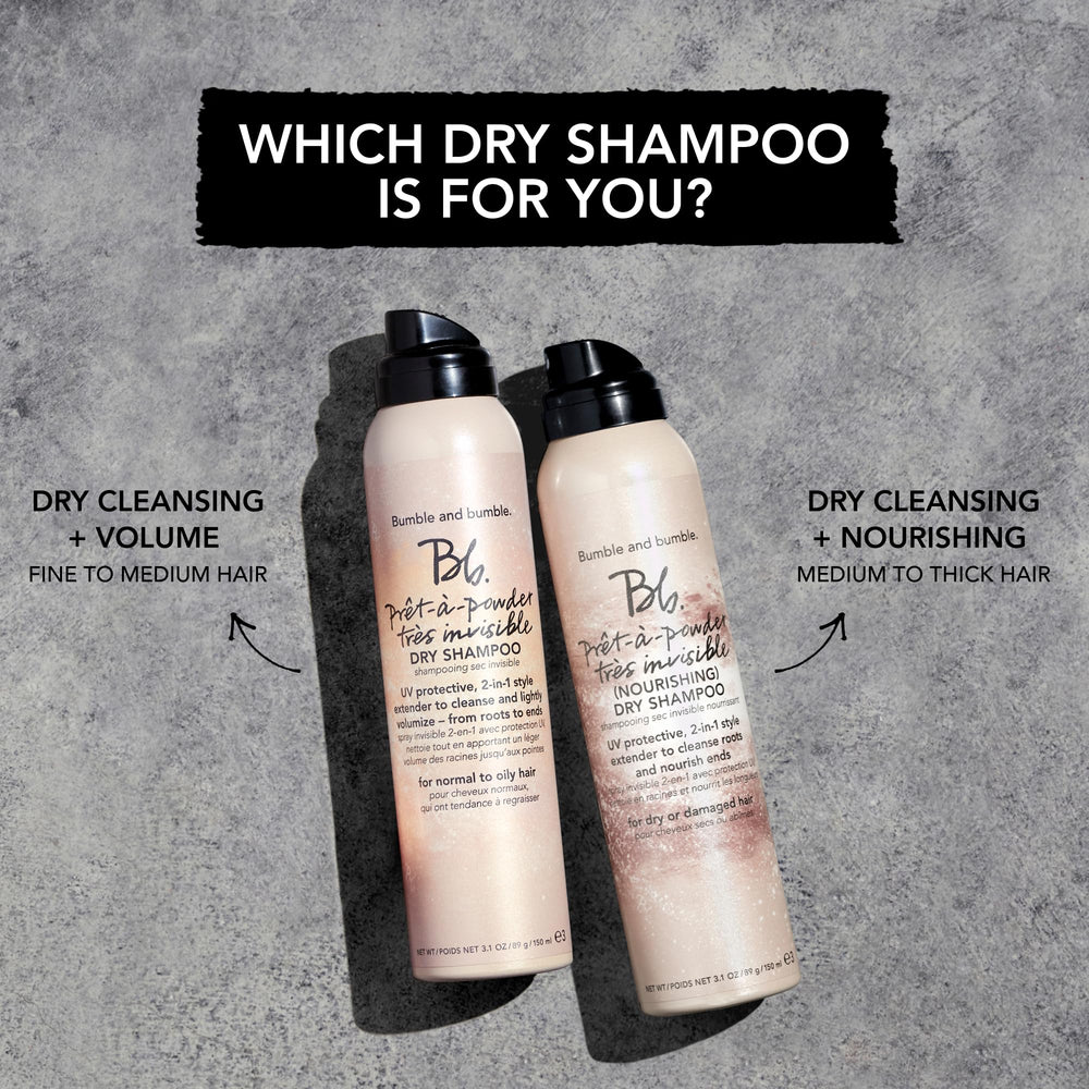 Bumble and bumble Prêt-à-powder UV protection is highlighted for sun care.