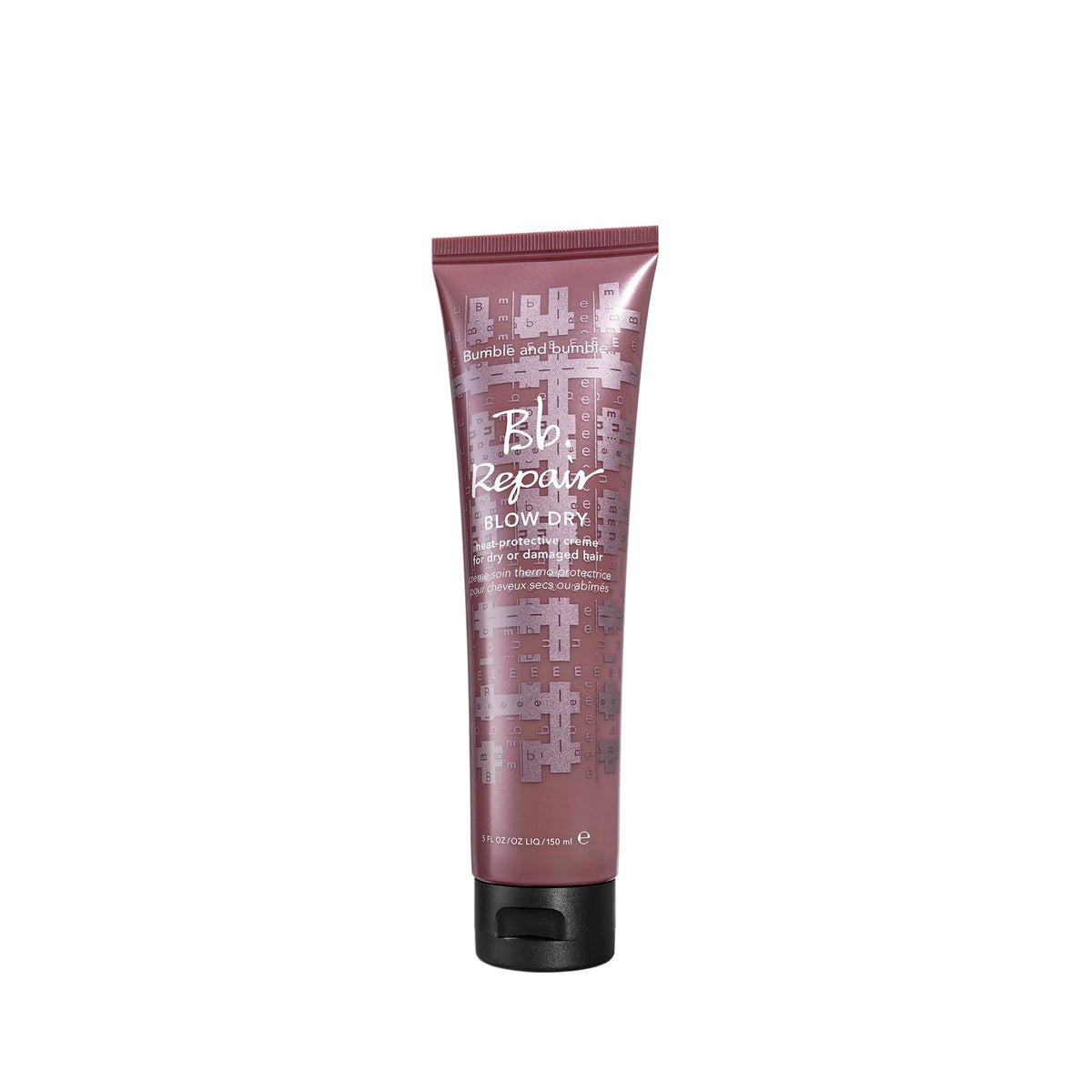 Bumble and bumble Repair Blow Dry Cream bottle showing heat protection for smoother styling