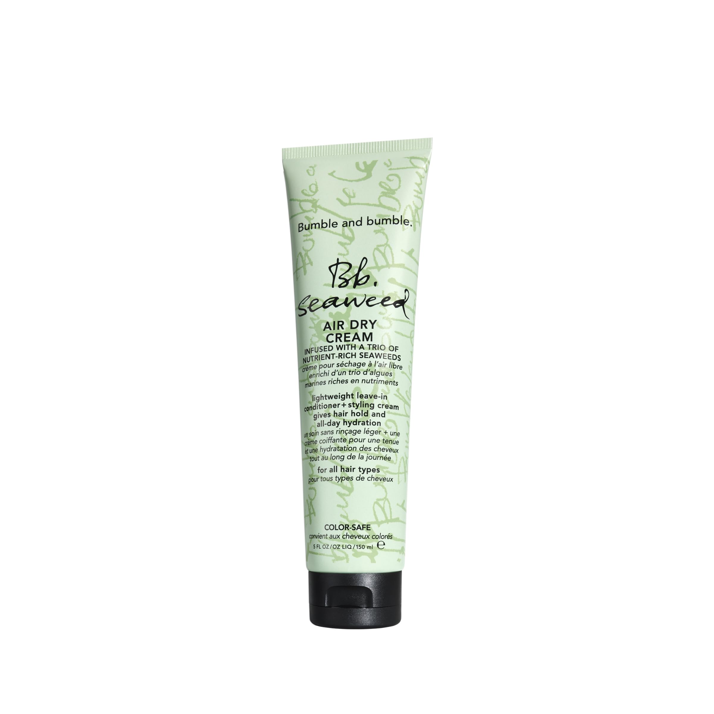 Bumble and bumble Seaweed Nourishing Air Dry Cream bottle front for frizz control