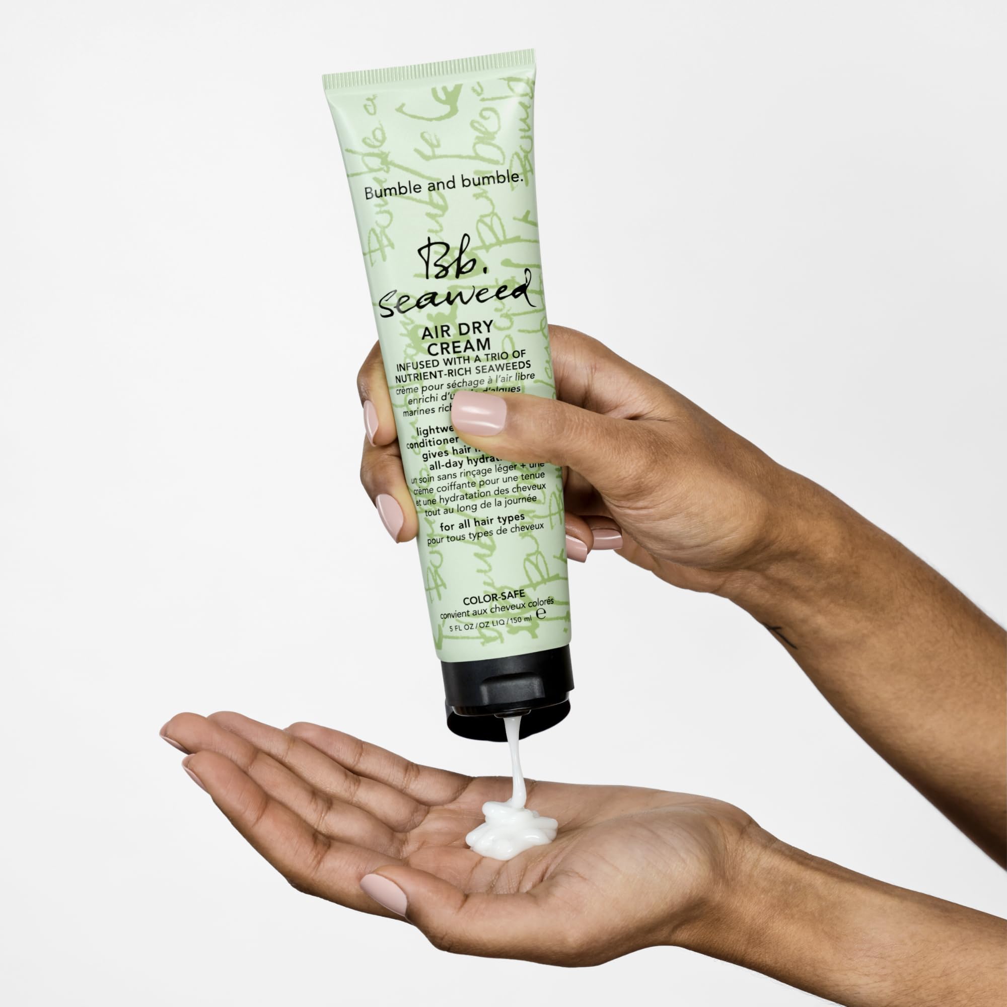 Seaweed Nourishing Air Dry Cream ingredients illustration with kelp
