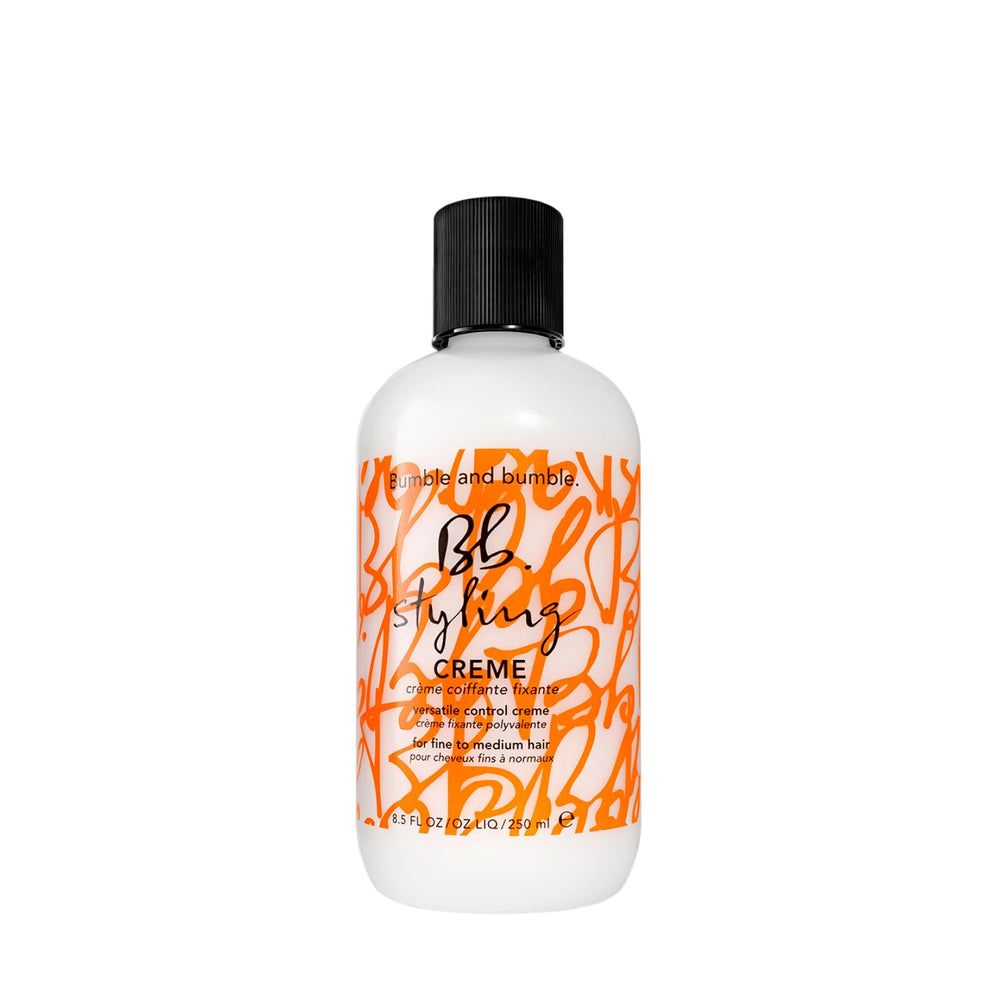 Bumble and bumble Styling Cream bottle showing versatile hold and body benefits.