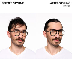 Solid Sumogel Hi-Hold gel locks your look with flexible hold during day-to-evening transitions.