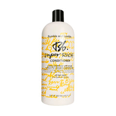 Bumble and bumble Super Rich conditioner bottle offers luxurious moisture for all hair types.