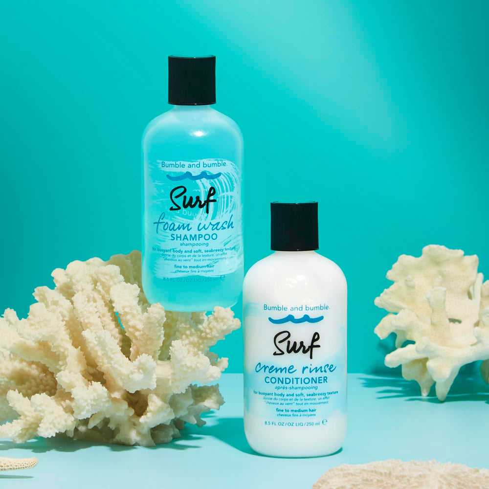 Surf Creme Rinse foam promises luxurious lather with light hydration