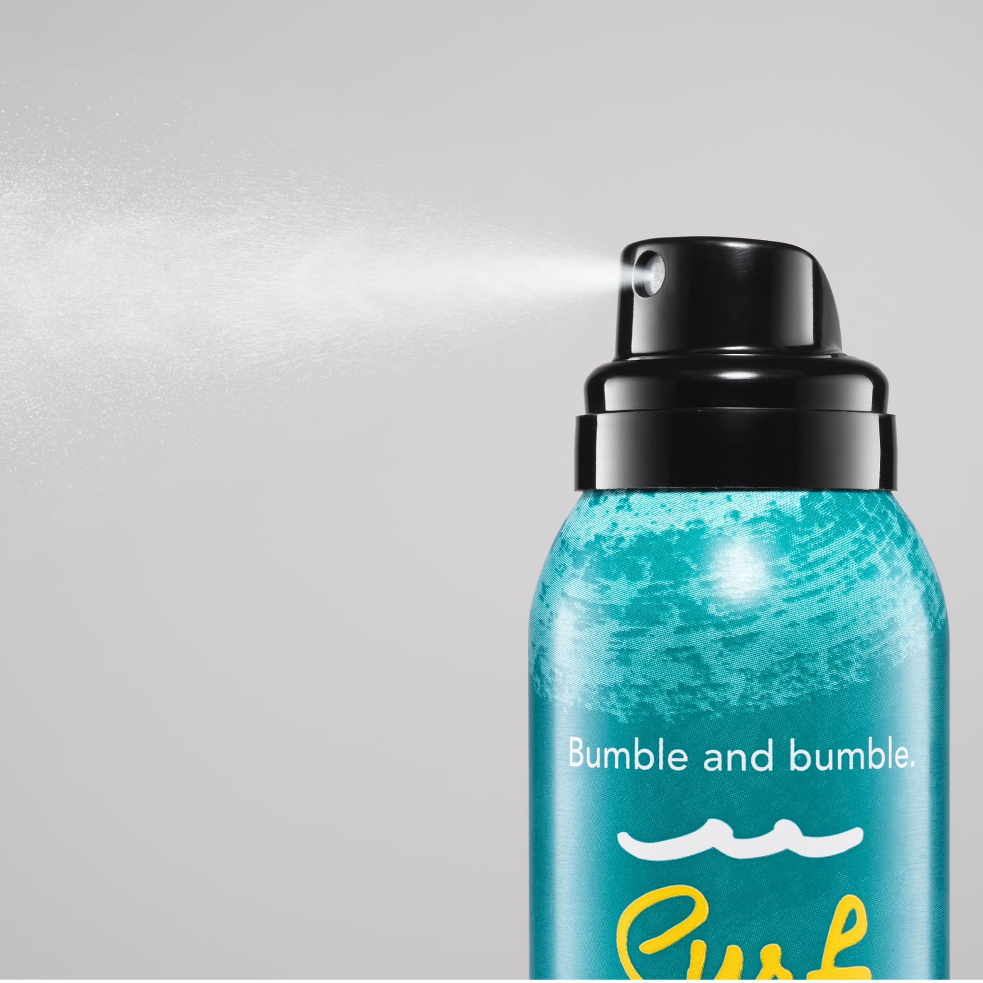Bumble and bumble Surf Foam Spray textured hair shows big beachy volume