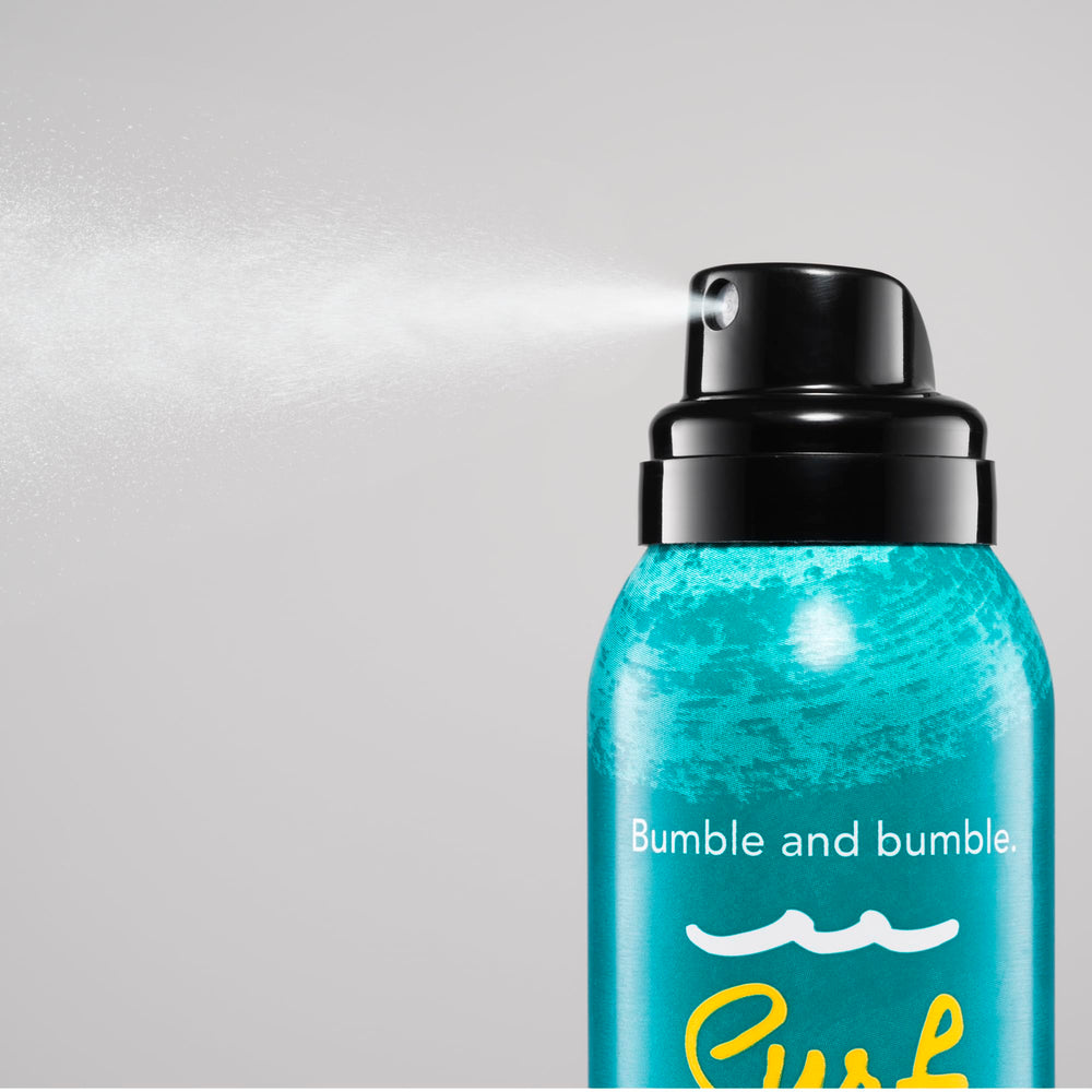 Bumble and bumble Surf Foam Spray textured hair shows big beachy volume