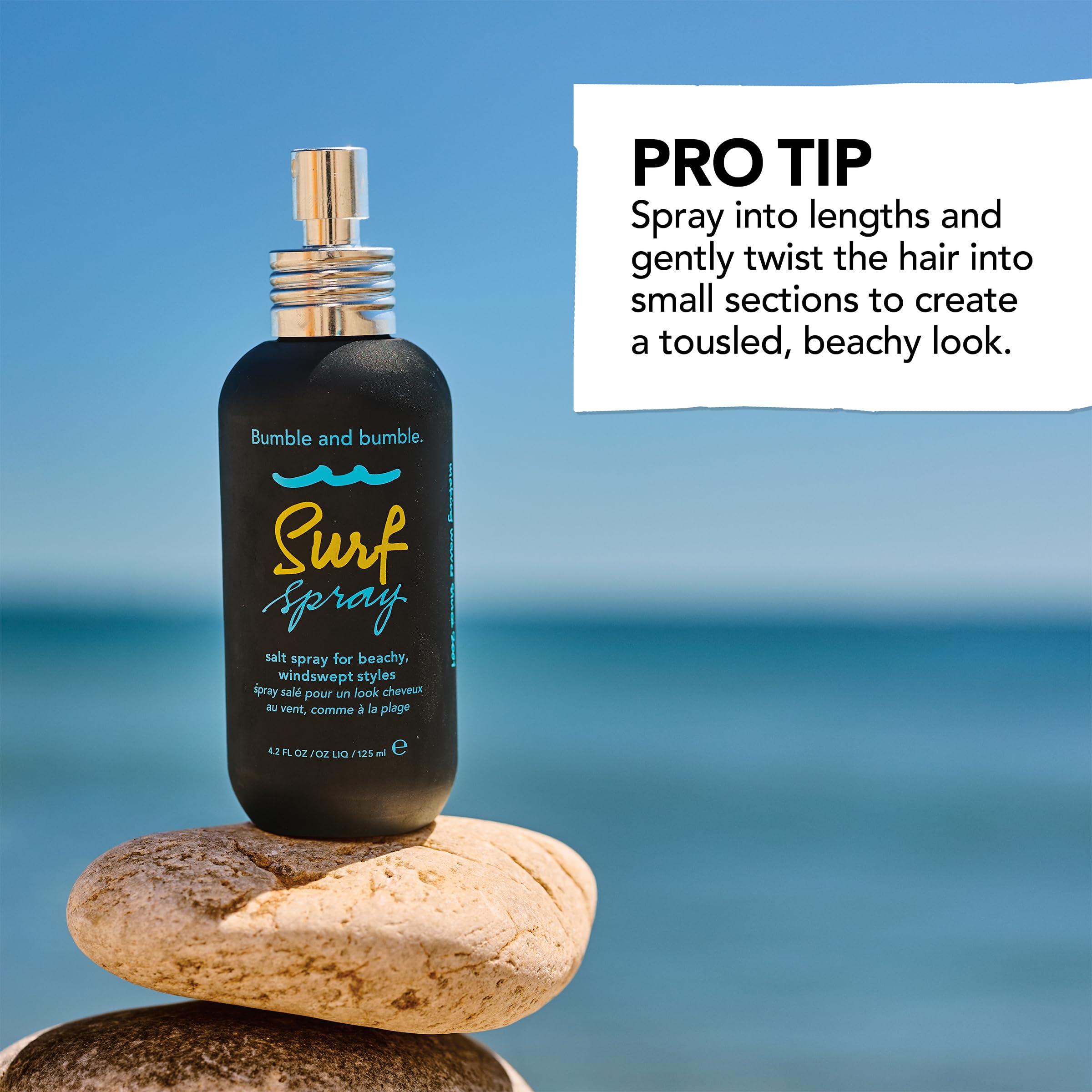 Bumble and bumble Surf Sea Salt Spray: acabado mate que aporta textura sin brillo excesivo.