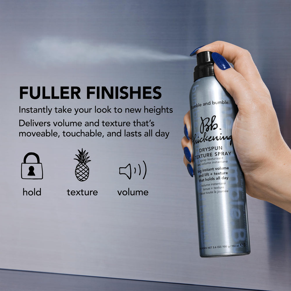 Bumble and bumble texture spray on fine hair for lift