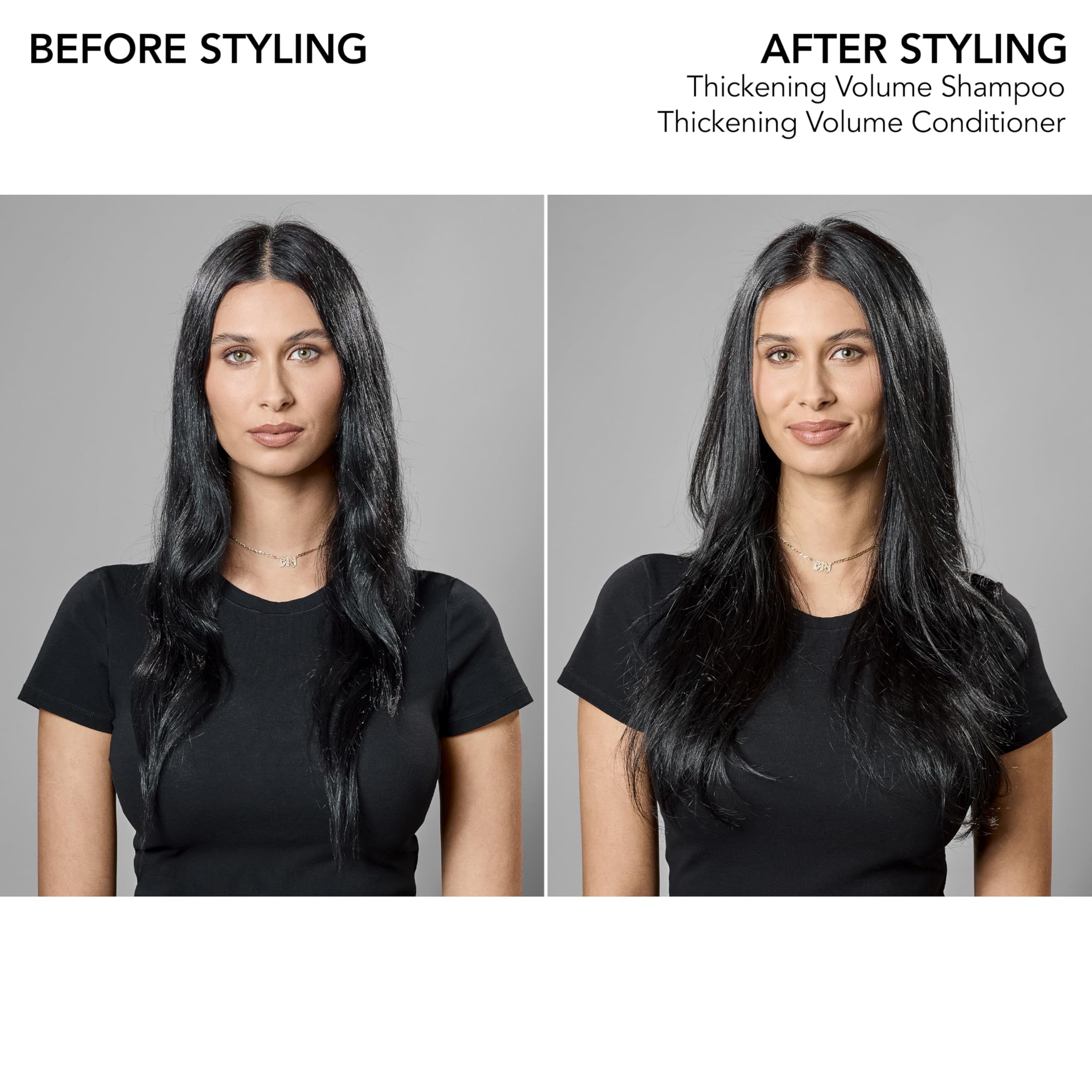 Bumble and bumble Thickening Volume Shampoo, textura ligera, aporta cuerpo suave al peinado.