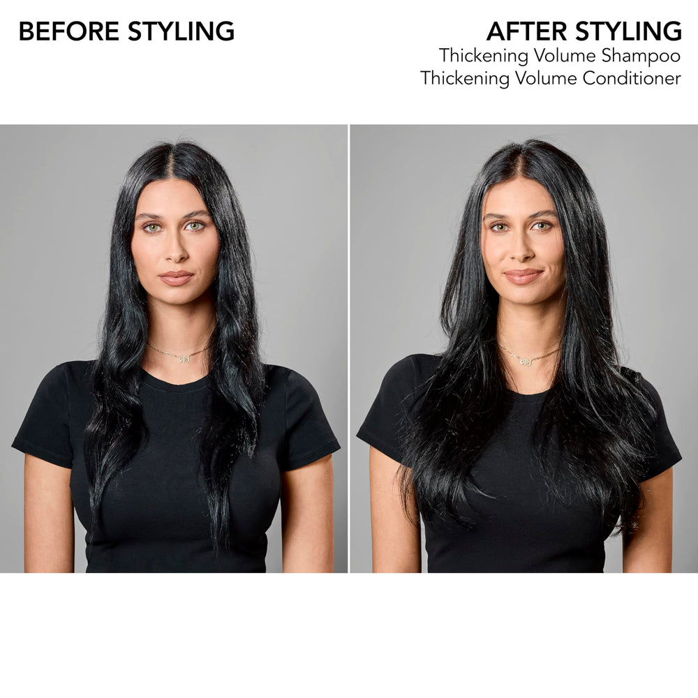 Bumble and bumble Thickening Volume Shampoo, textura ligera, aporta cuerpo suave al peinado.