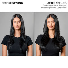 Bumble and bumble Thickening Volume Shampoo, textura ligera, aporta cuerpo suave al peinado.