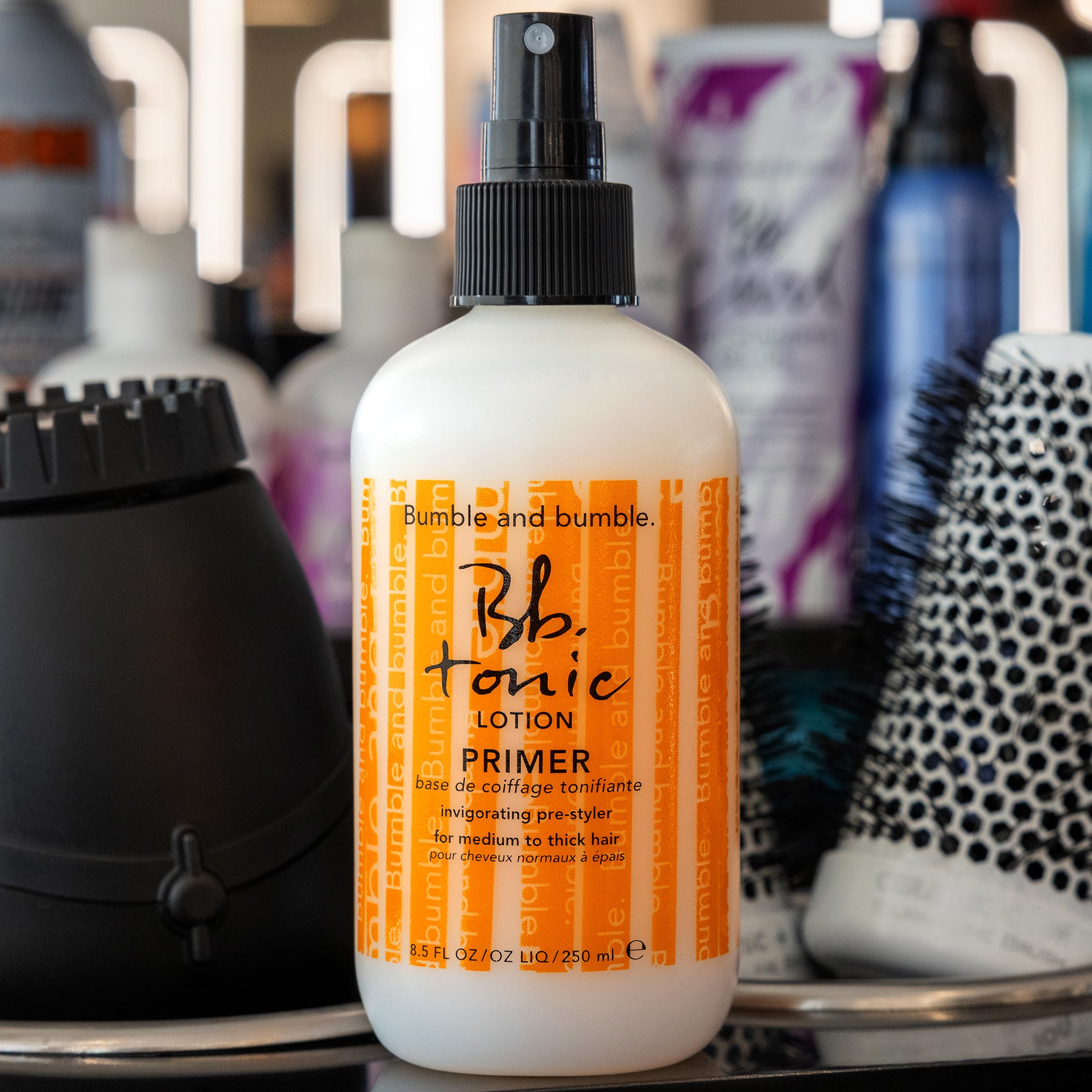 Bumble and bumble Tonic Lotion preps hair for styling with lightweight feel
