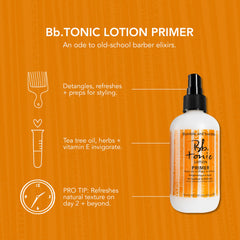 Bumble and bumble Tonic Lotion refreshing scent supports a lively hair routine