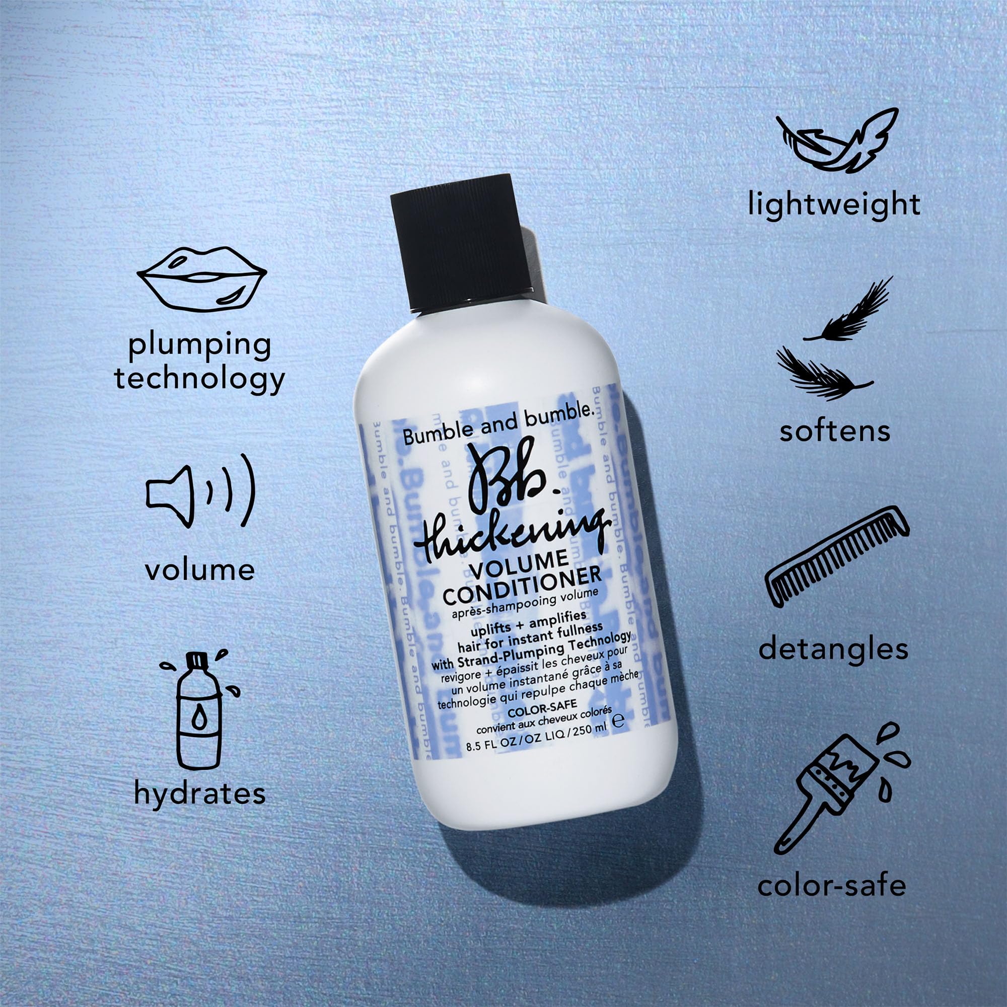 Bumble and bumble para cabello fino en busca de plenitud sin pesadez