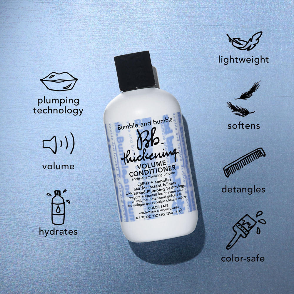Bumble and bumble para cabello fino en busca de plenitud sin pesadez