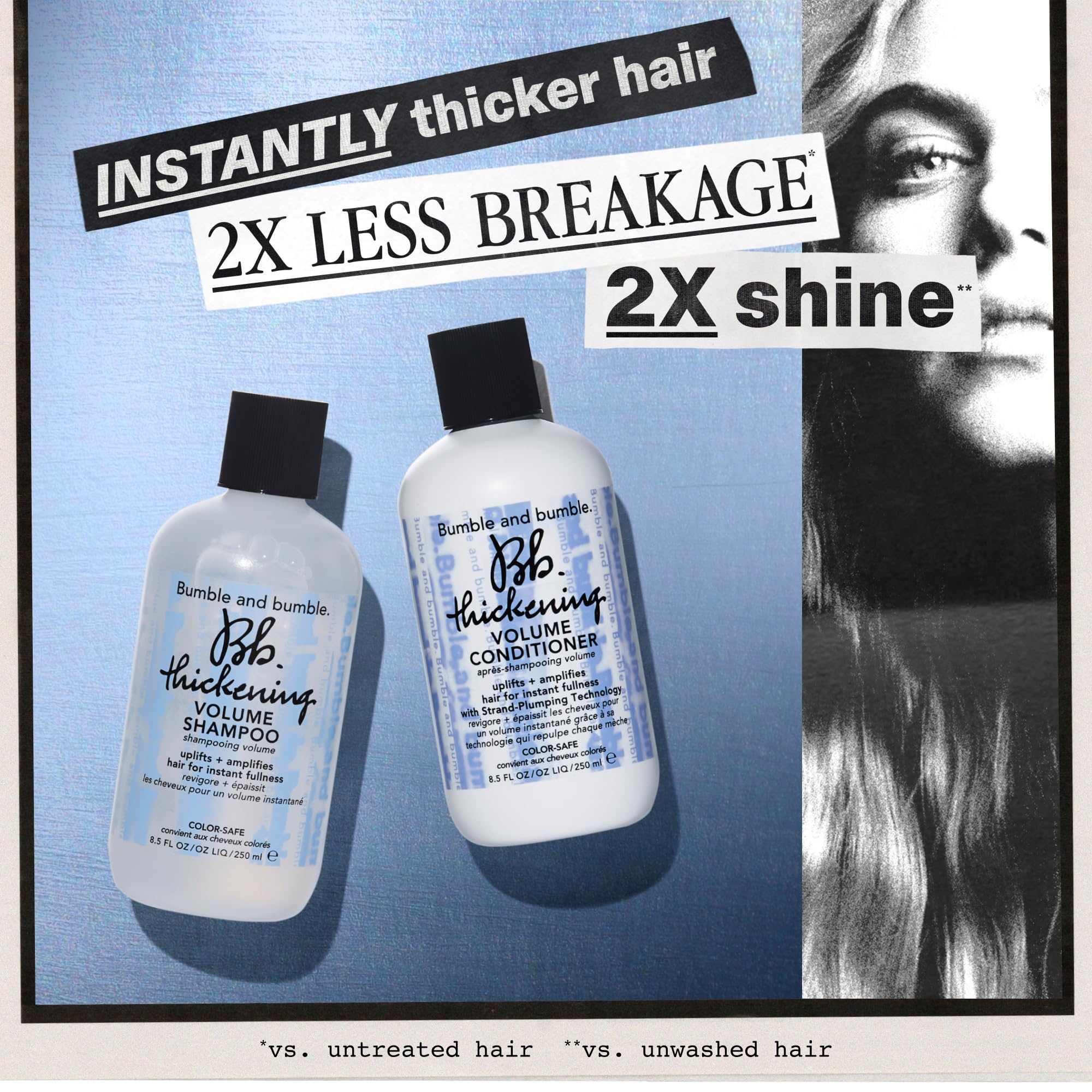 Bumble and bumble acondicionador engrosador volumen, textura ligera