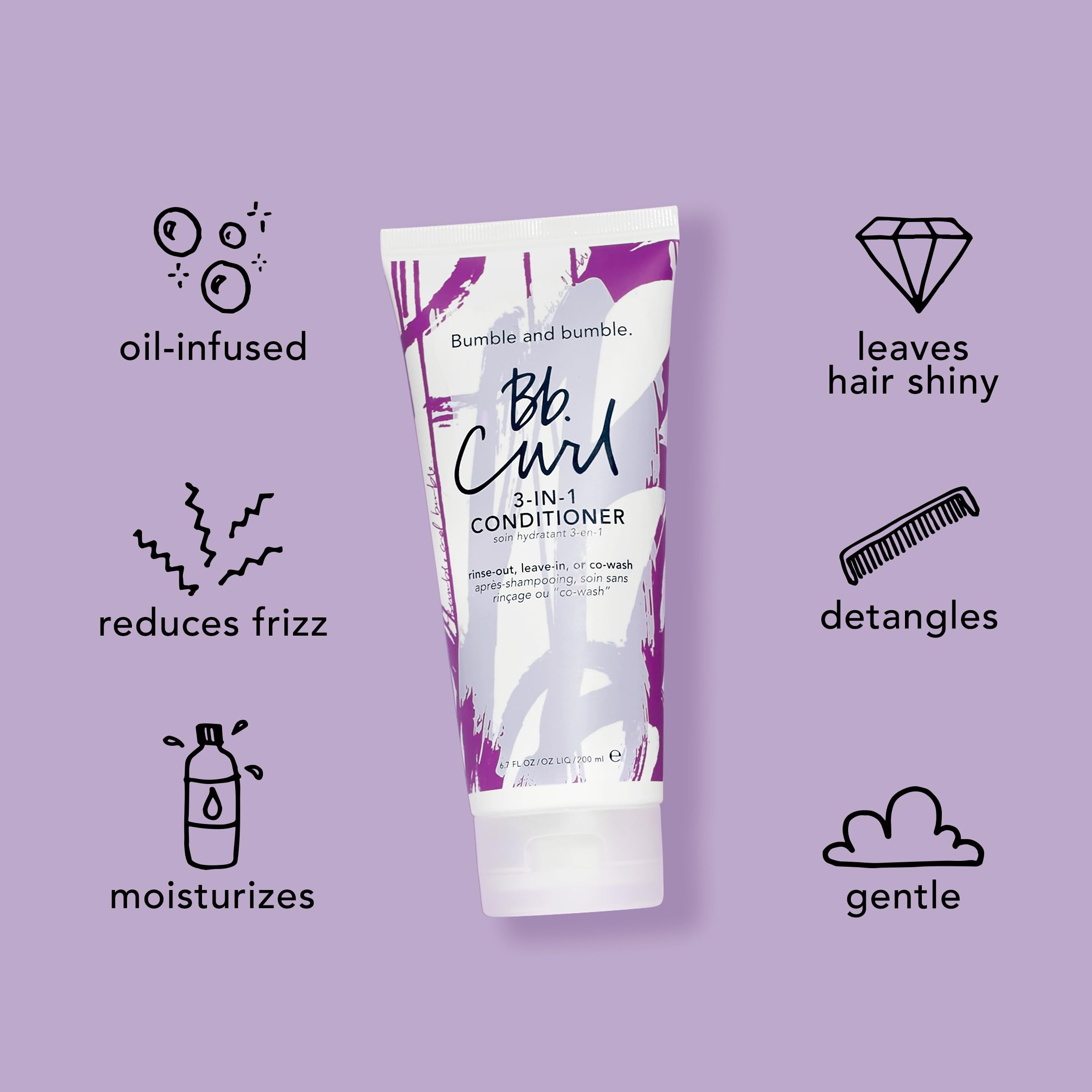 Bumble and bumble Curl 3-en-1 aceite de jojoba rizos nutridos