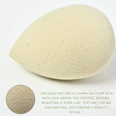 Bumfuzz Green Tea Beauty Sponge is latex-free and skin-safe.