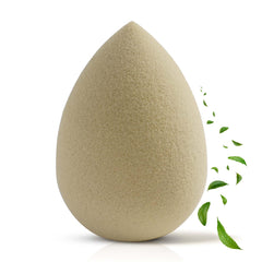 Bumfuzz Green Tea Beauty Sponge pack shot highlights an eco-friendly, vegan makeup tool.