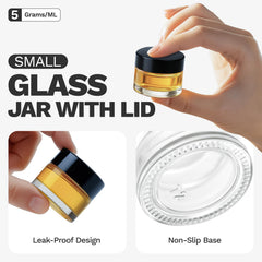Bumobum leakproof inner-seal jars prevent spills in purses and travel bags.