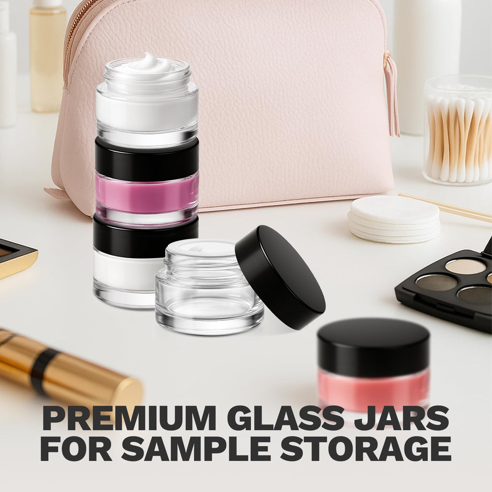 Bumobum lip balm sample containers ideal for testers and on-the-go skincare samples.