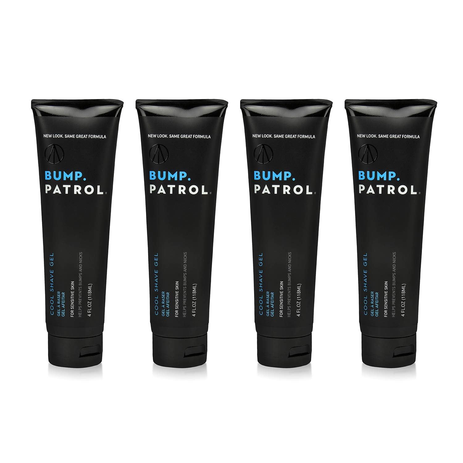 Bump Patrol Cool Shave Gel bottle with clear formula for precise shaving and comfort.