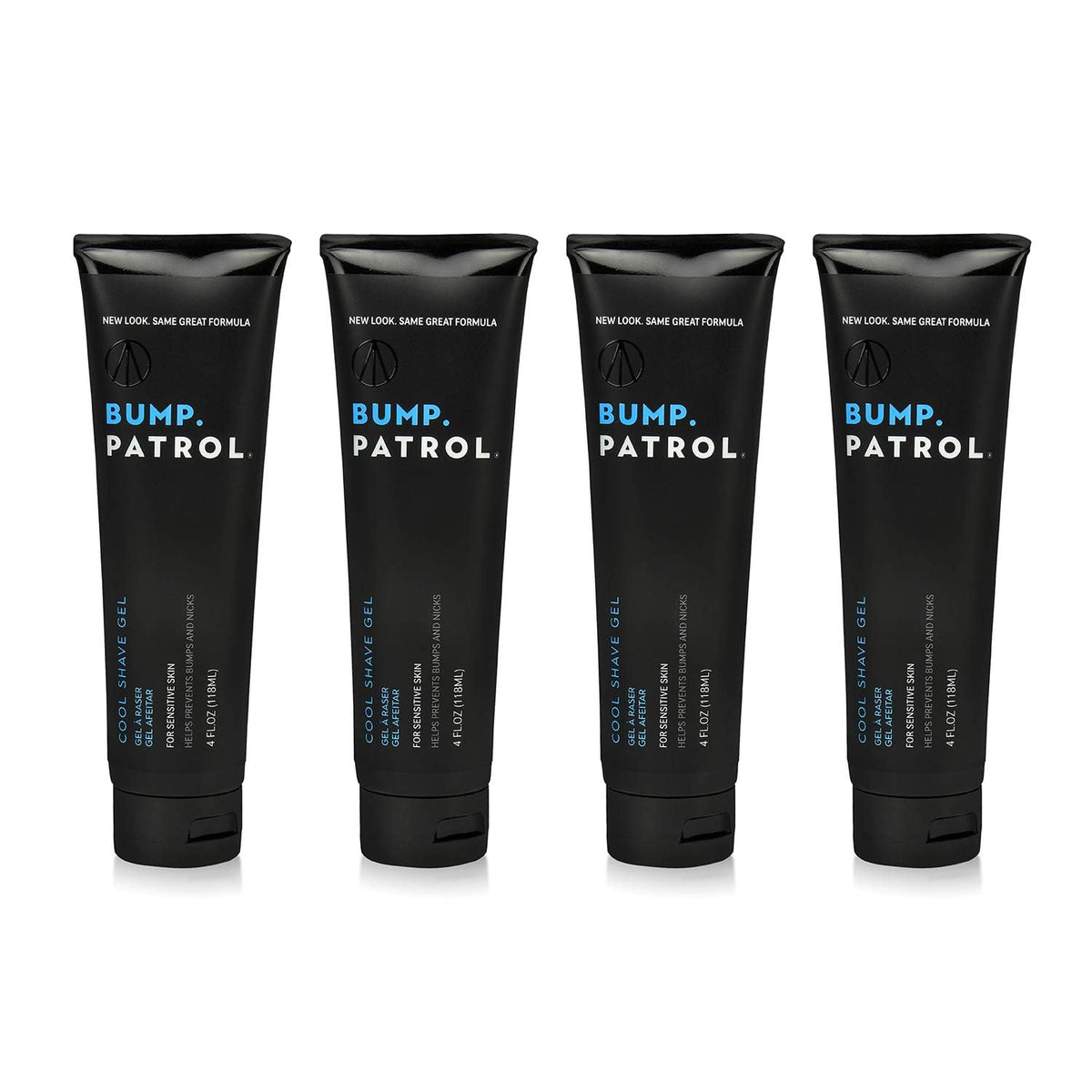 Bump Patrol Cool Shave Gel bottle with clear formula for precise shaving and comfort.