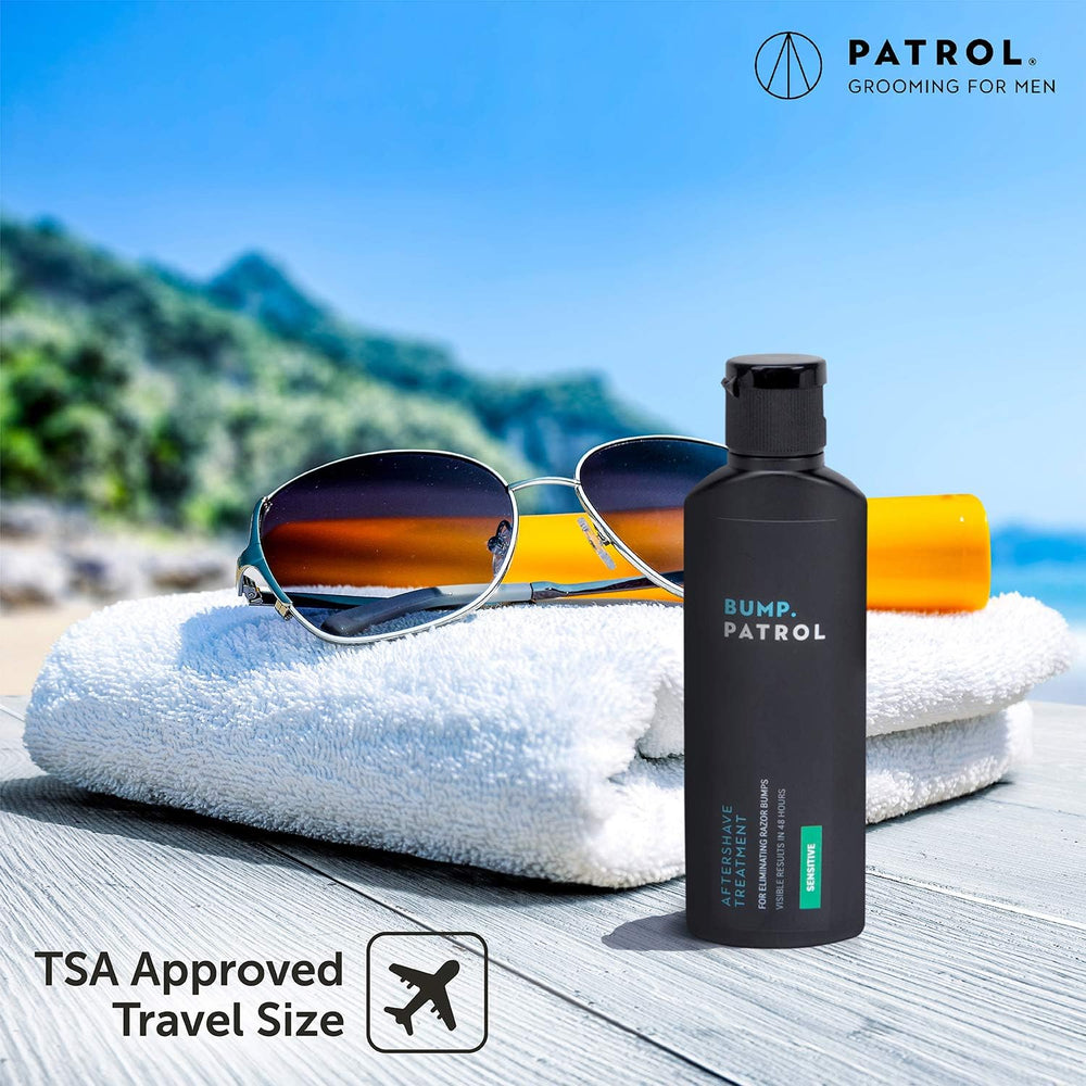 Daily use bottle beside soft towel illustrating non-greasy hydration