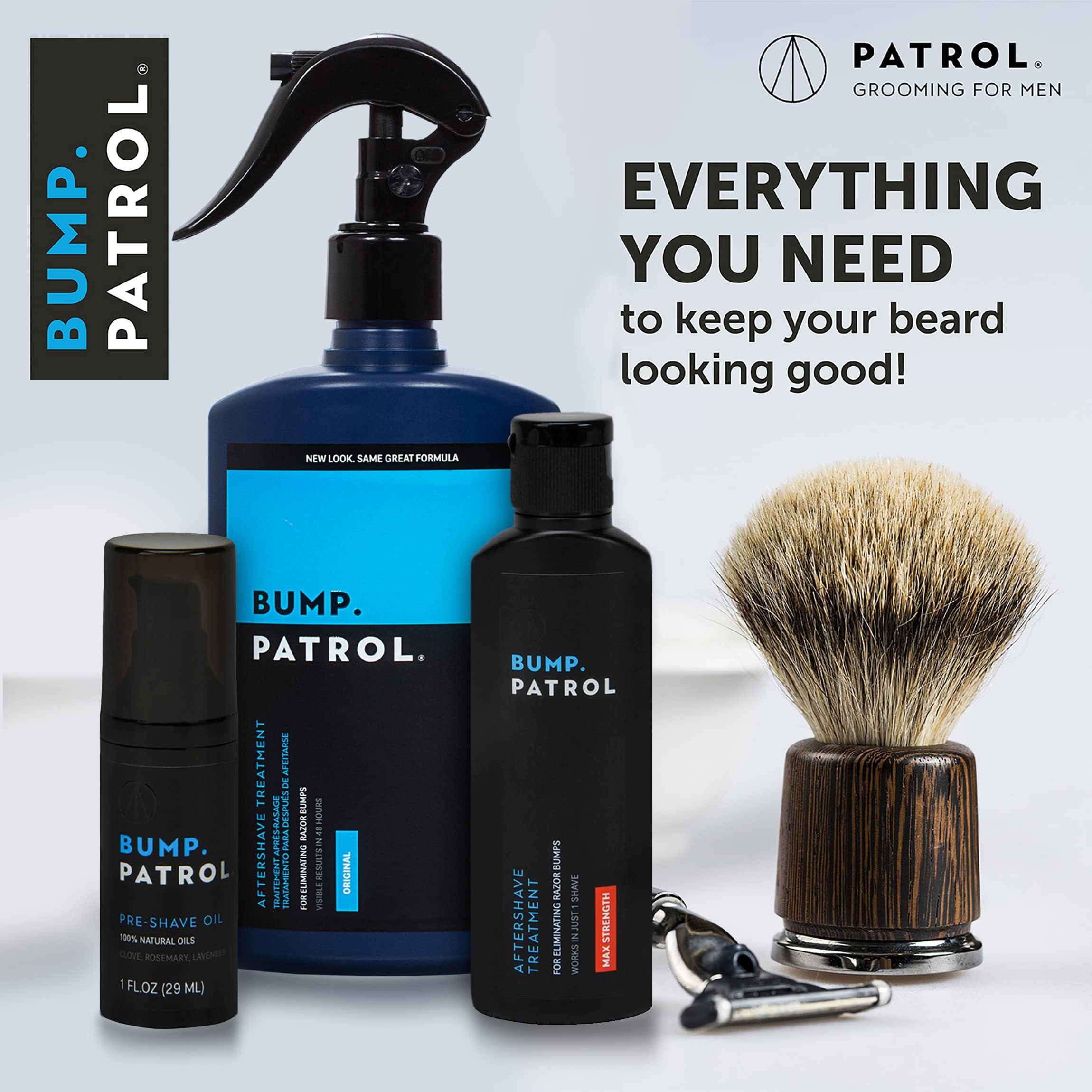 Bump Patrol fast absorption with non-sticky finish after application.
