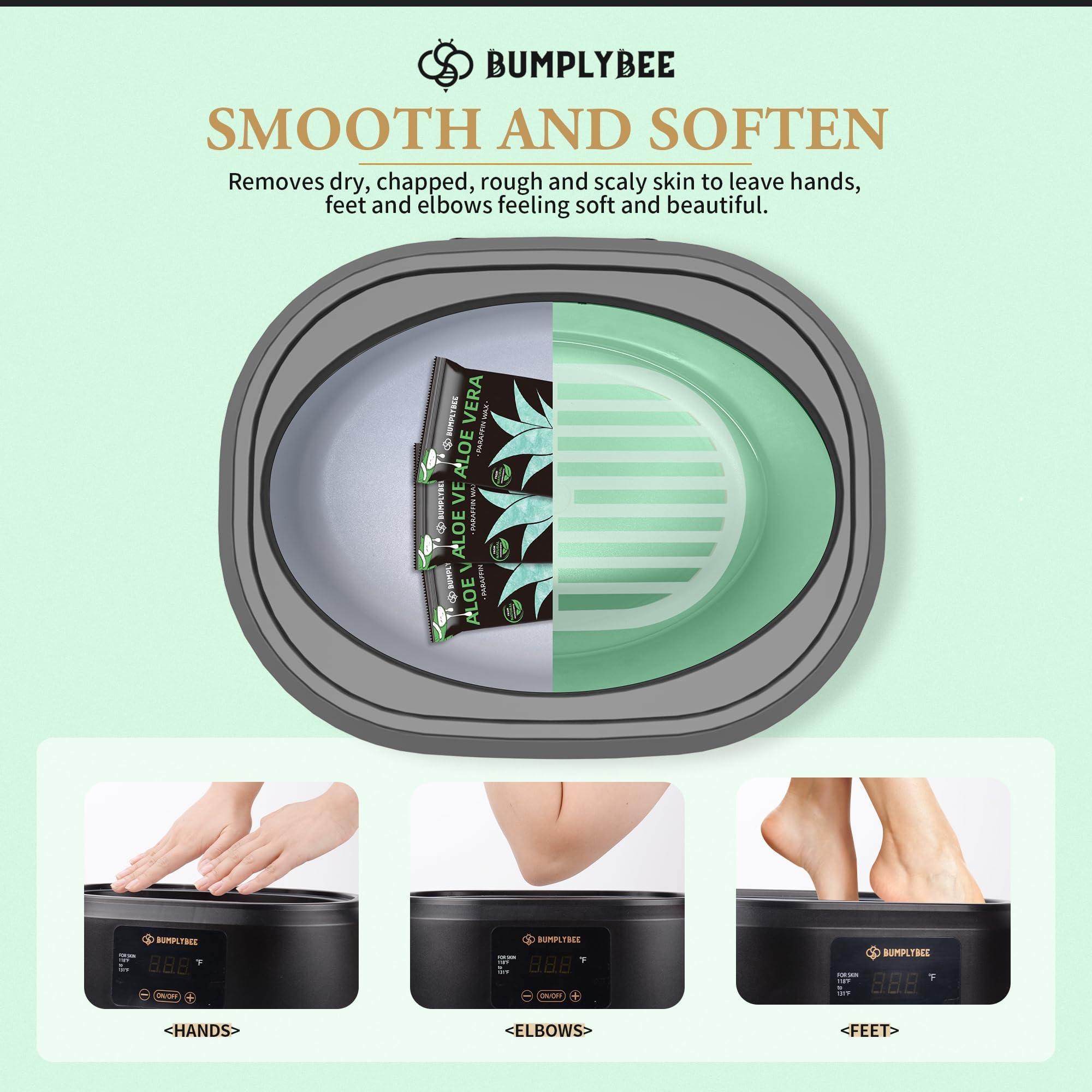 BUMPLYBEE 10-pack refills ready for ongoing paraffin sessions