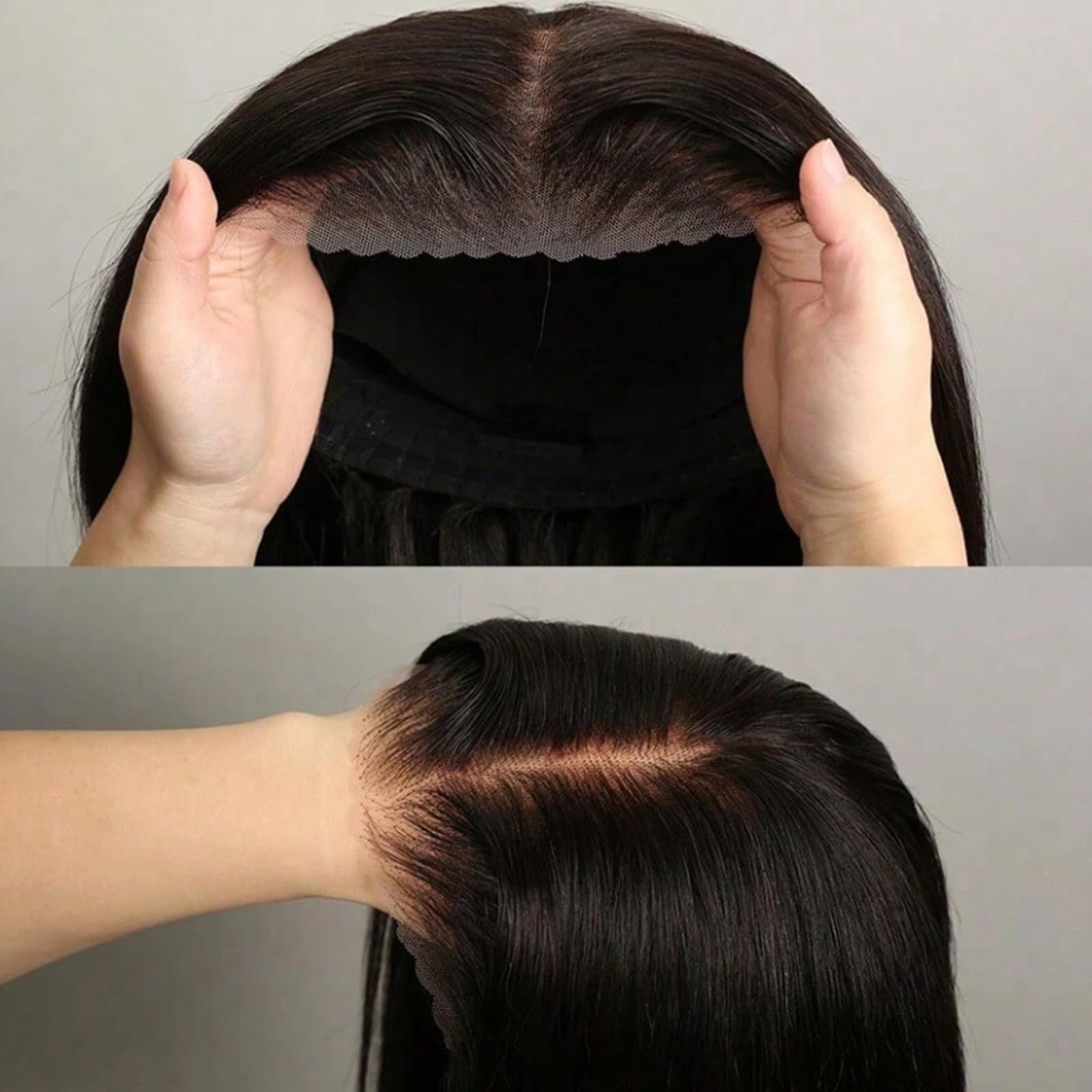 bunGiol wear-and-go wig—glueless and quick to wear.