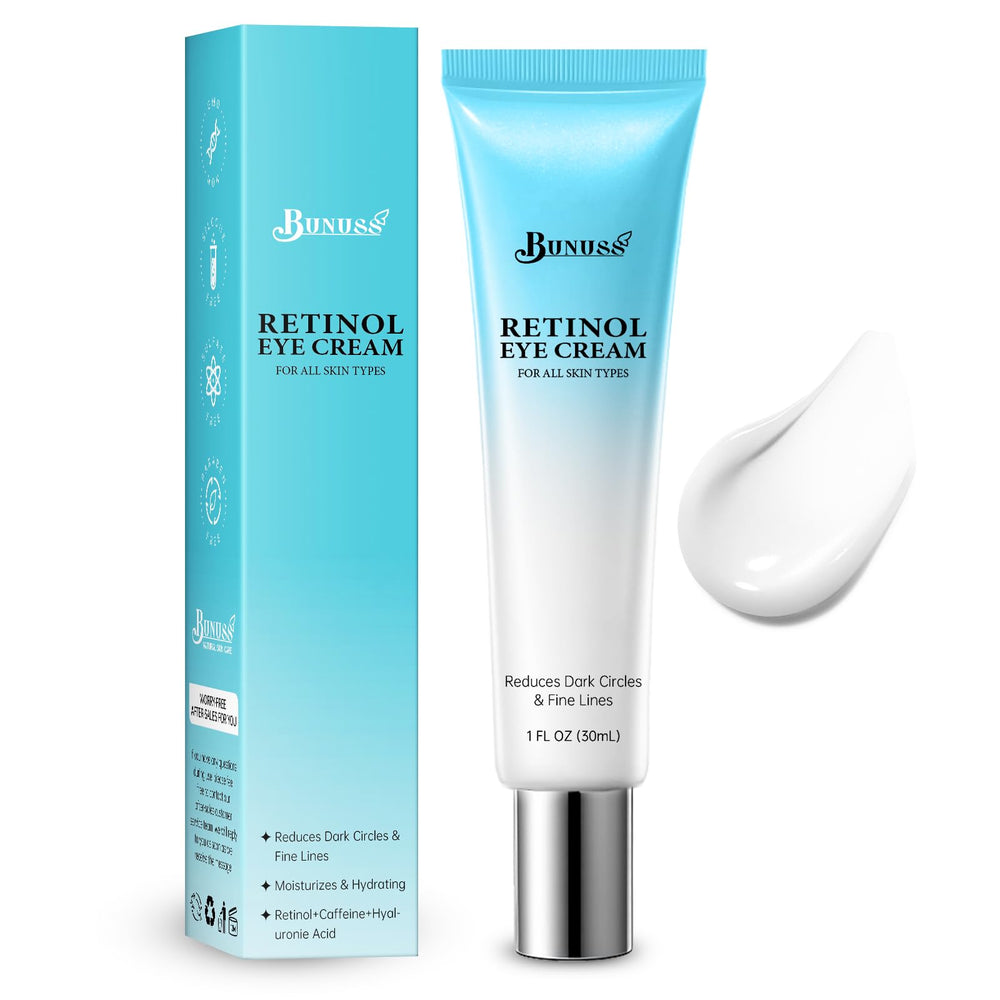 BUNUSS crema de ojos con retinol para suavizar arrugas