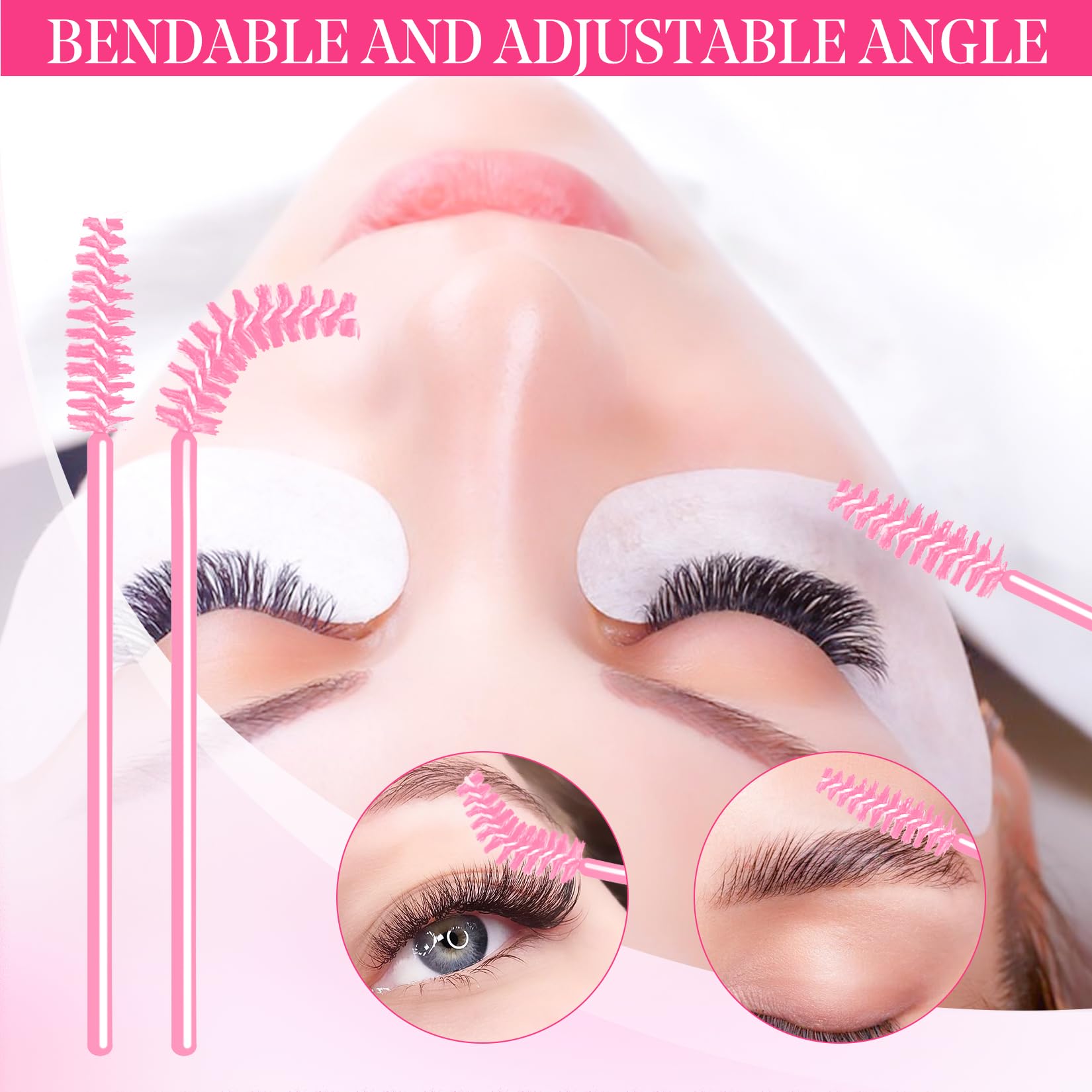 Buqikma home-use lash care setup with brushes ready for cleaning