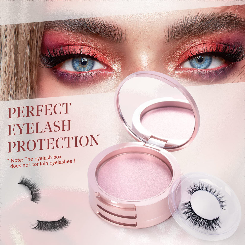 Smooth ABS surface of Buqikma lash box resists scratches
