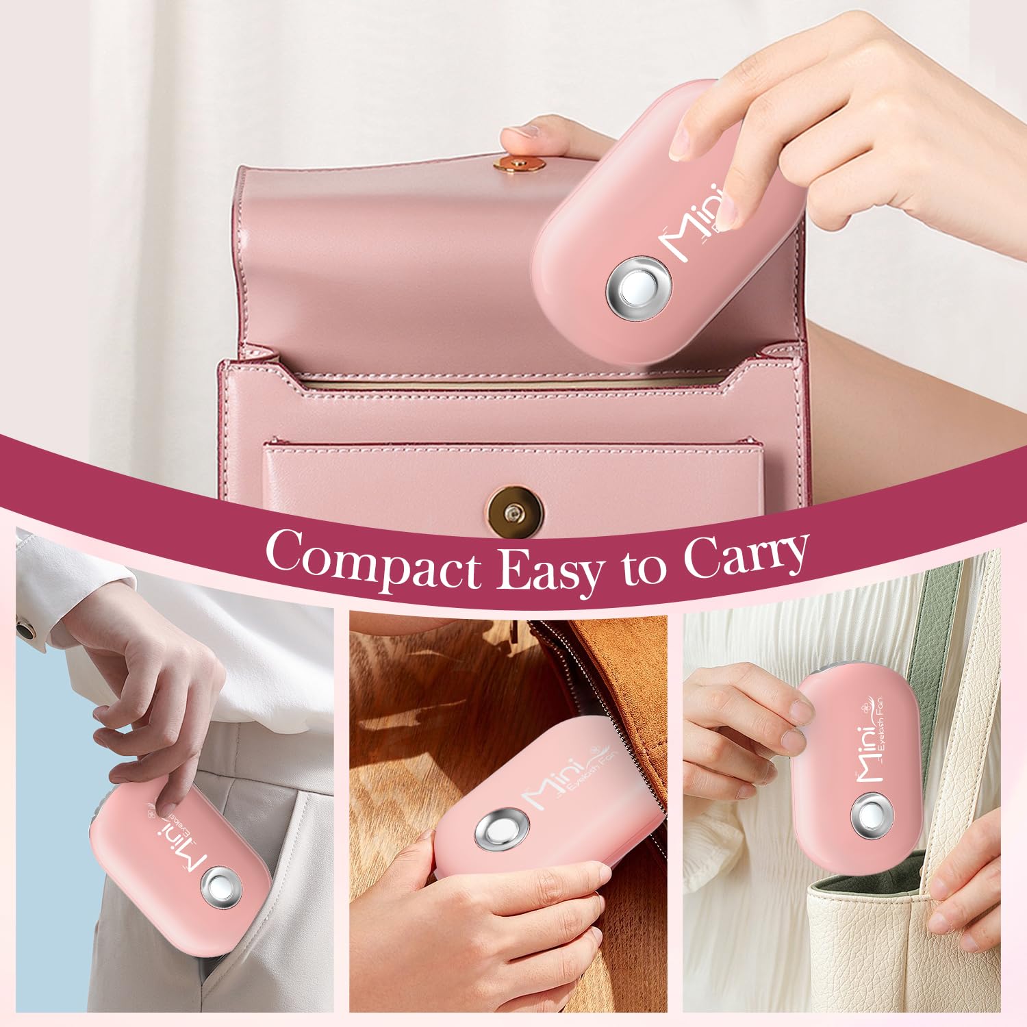 Buqikma lash fan operates quietly in Sleep mode for sensitive eyes.