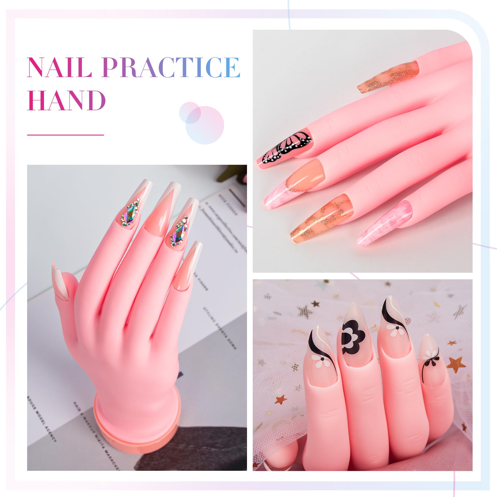 Buqikma nail art on tips enables pattern testing