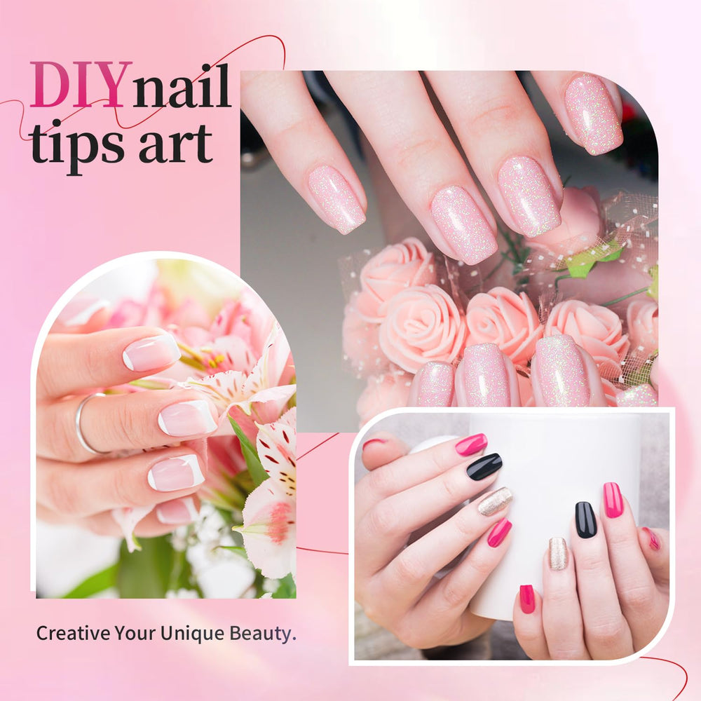 Buqikma Square nail tips for quick DIY or studio use.