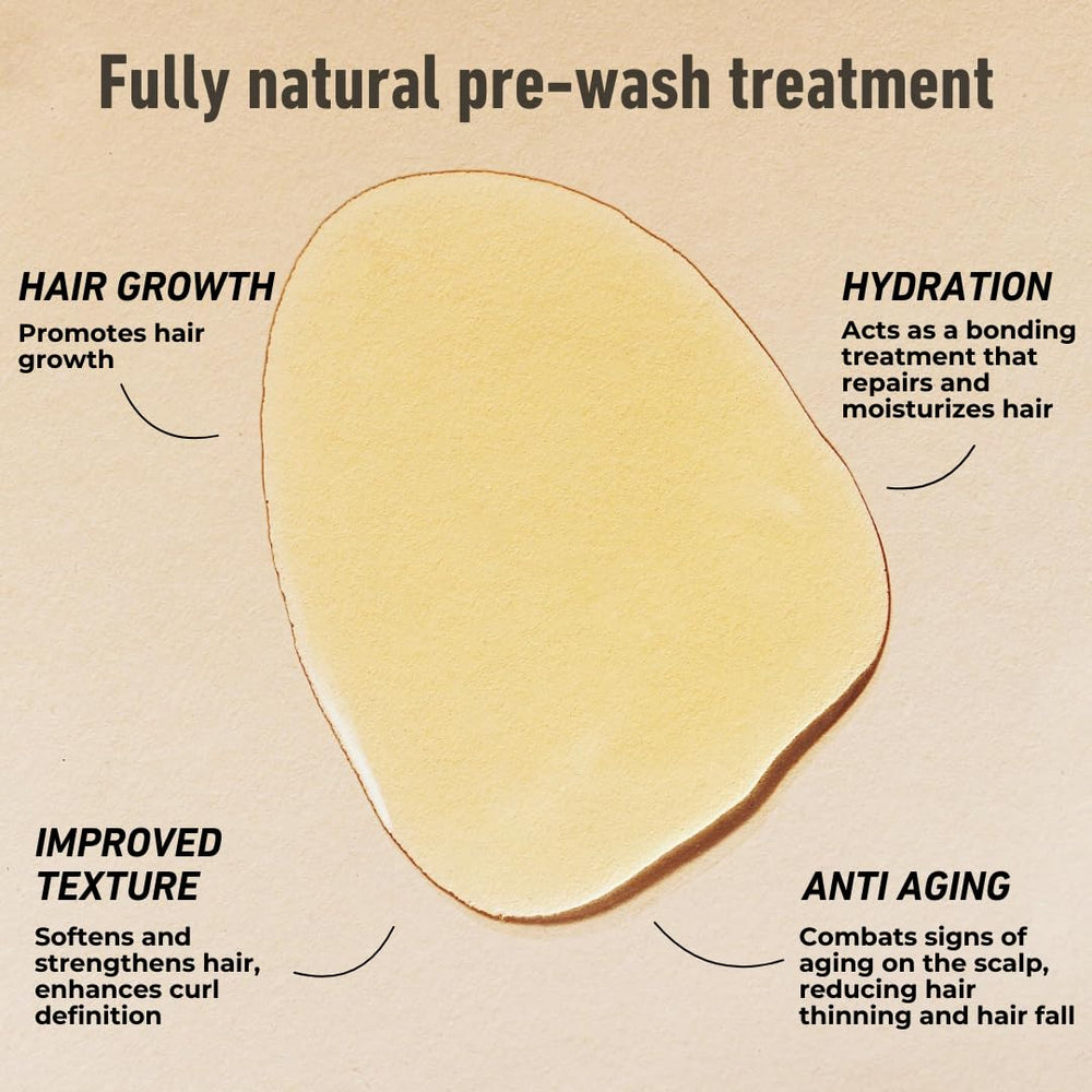 Bur Bur Growing Season Oil dispensing pump enables easy pre-wash scalp massage